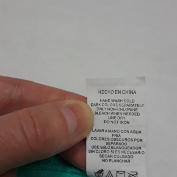 🌞NWOT Kenneth Cole mint green crocheted bottom A-28 - Picture 5 of 5